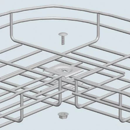 CE40BL - SQUARE SPLICE WASHER-25/CS