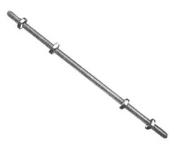 Chance T2060419 5/8 x 36 Inch Galvanized Steel Square Head Machine Bolt