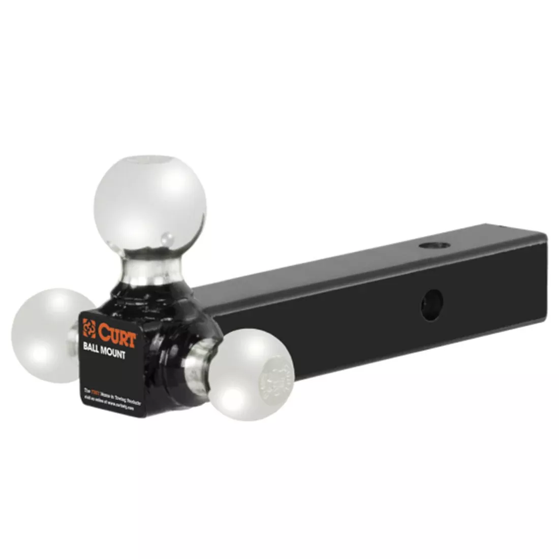 Curt Triple Ball Mount w/ Chrome 1-7/8 in., 2 in., 2-5/16 in.