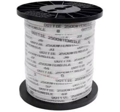 DURALINE 20000075 TA P25 2500# 1500' 3/4" X 1500' ROPE PULL TAPE POLYPULL LINE 179174