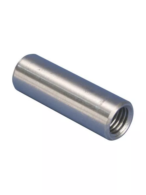 Erico CR34SS Threaded Coupler for Stainless Steel Ground Rod, Threaded, 3/4" dia, 3.06", 3/4 UNC Thread