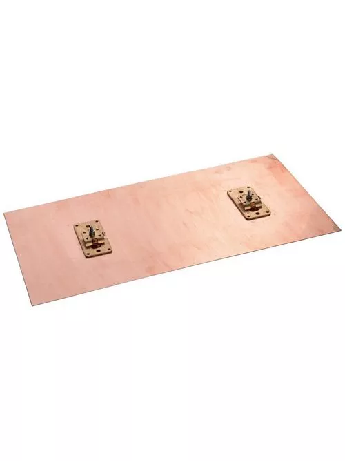 Erico LPC750 Copper Ground Plate with Cable Attachments, 2 x 12" x 24"