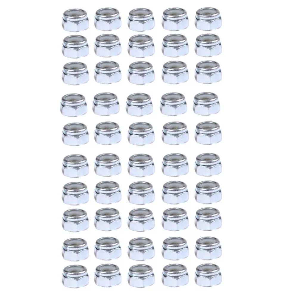 Fifty Replacement Lock Nuts 14M7166 Fits John Deere Mower 108 111 111H 112L+