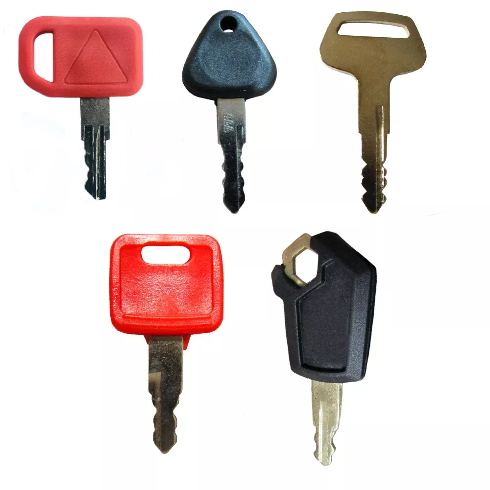 Heavy Equipment Key Set - 5 Keys Fits CAT Fits John Deere Fits Volvo