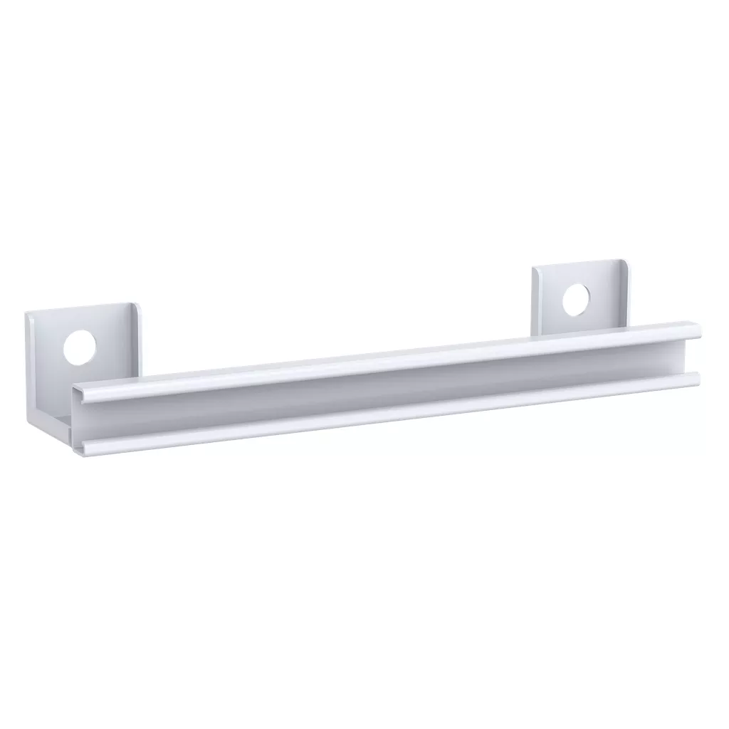 Hoffman A12NTMA2 Terminal Block Bracket Kit, fits 12", 2 Brackets, White, Steel