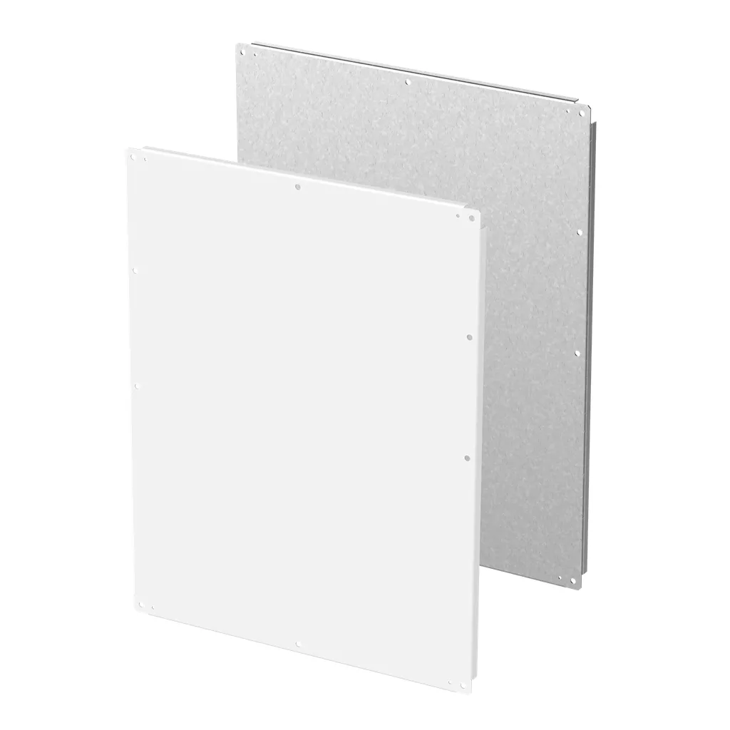 Hoffman A25P21 Panels for A26 Low-Profile Type 12 Disconnect Enclosures, 25.88x 21.75", White, Steel