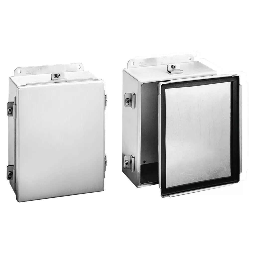 Hoffman A606NFAL Clamp-Cover, Type 4X, 6" x 6" x 4", Aluminum