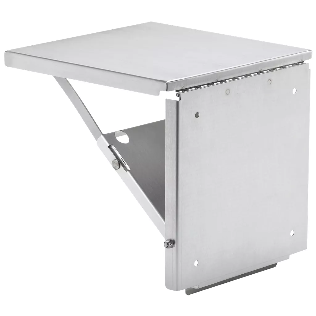 Hoffman ACSHELF2424SS Stainless Steel Folding Shelf, 24" x 24" x 1", SS Type 304