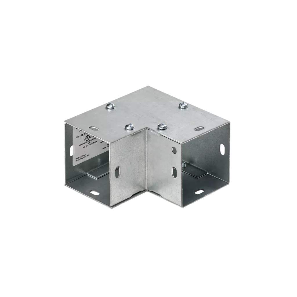 Hoffman F121290EGV Galvanized 90-Degree Elbow, 12" x 12", Steel