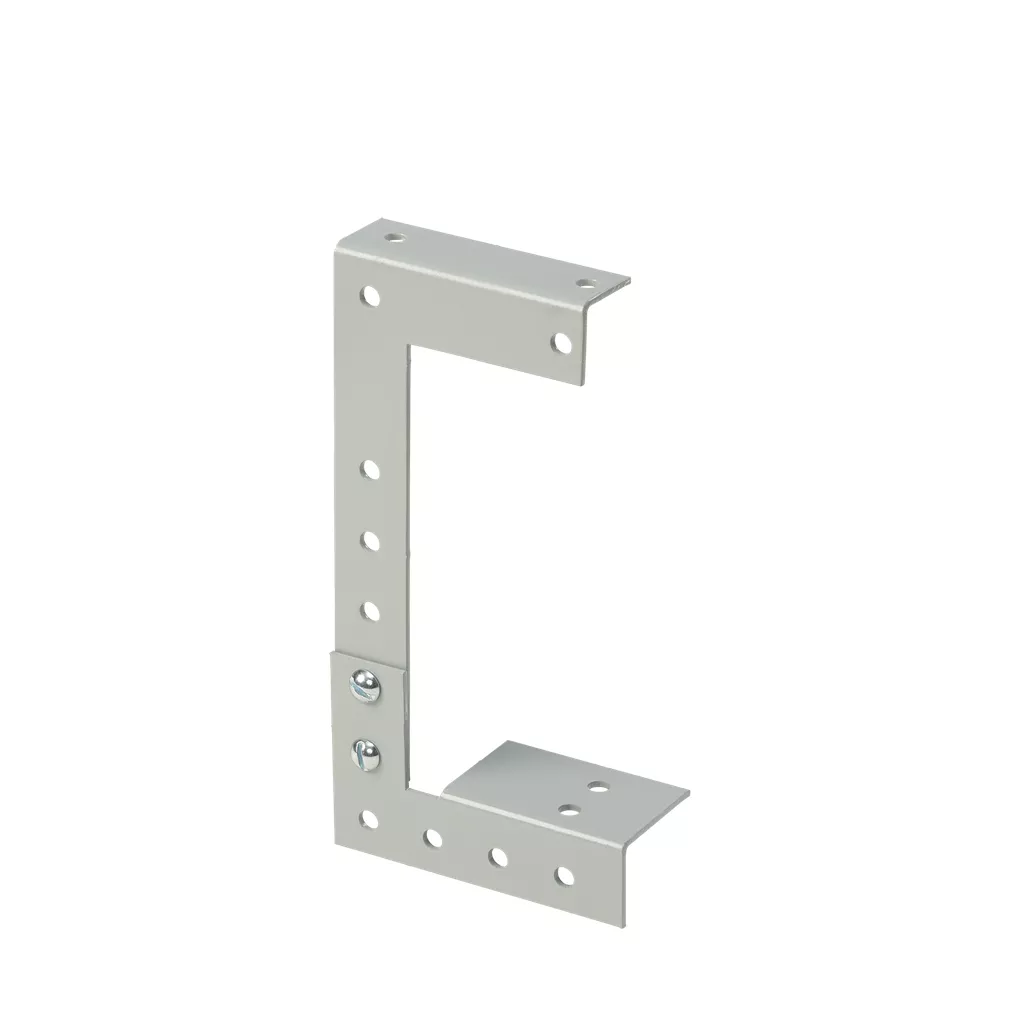Hoffman F66GDB Drop and Bracket Hangers, fits 6" x 6", Gray, Steel