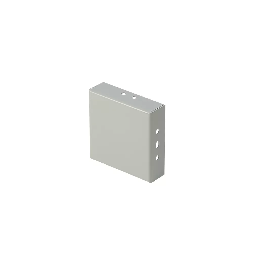 Hoffman F88T3RCP Closure Plate, fits 8" x 8", Gray, Steel