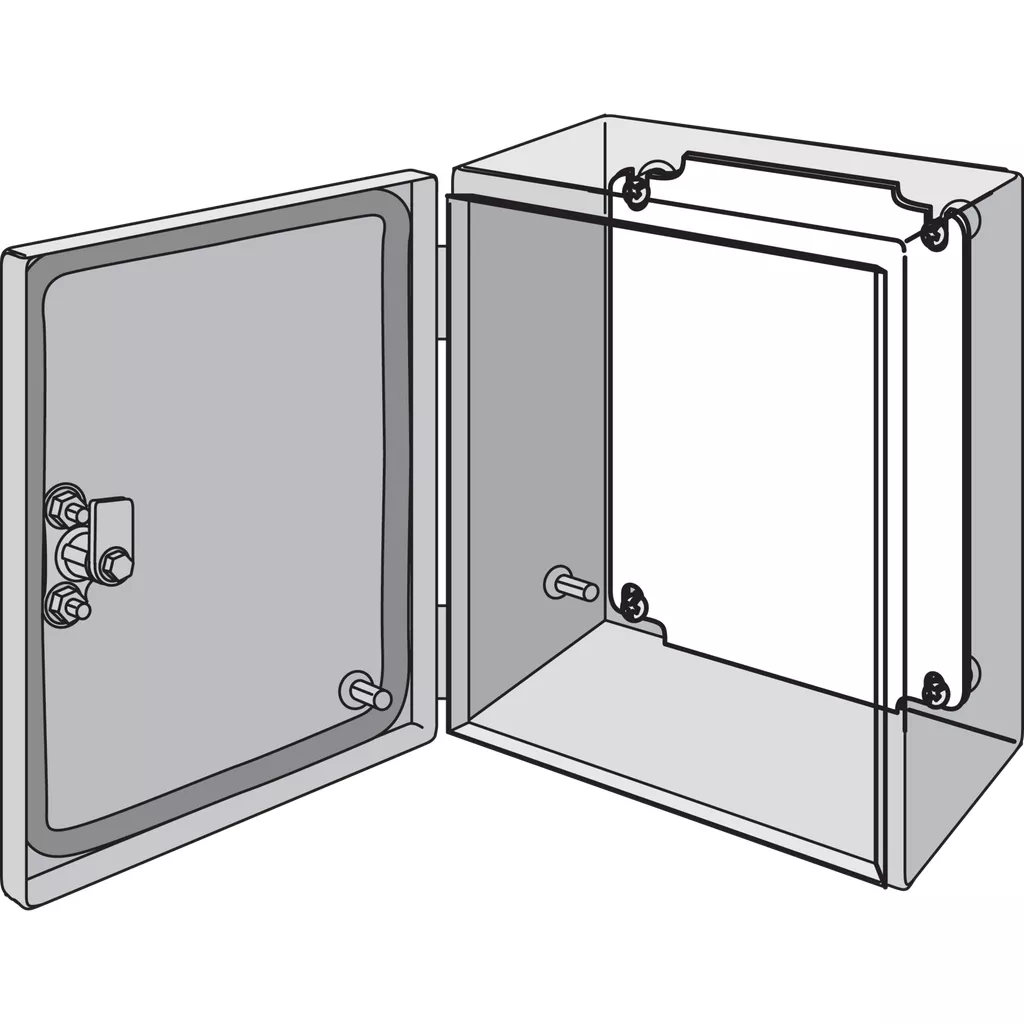 Hoffman LP2520G Panel, fits 250x 200mm, Steel