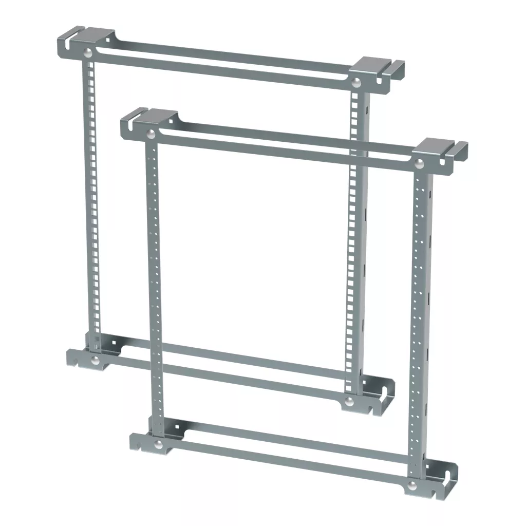 Hoffman PTRA60T ProTek Rack Angles, 56.00 ,32U, Plated, Steel, Tapped