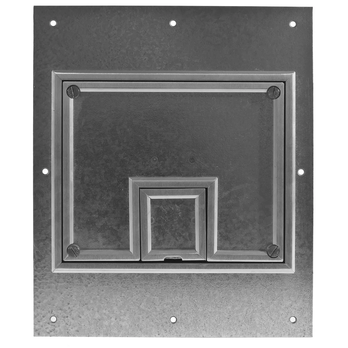 Hubbell CFB7CVRALU REC FB COVER, 7-G, ALUM, CARPET
