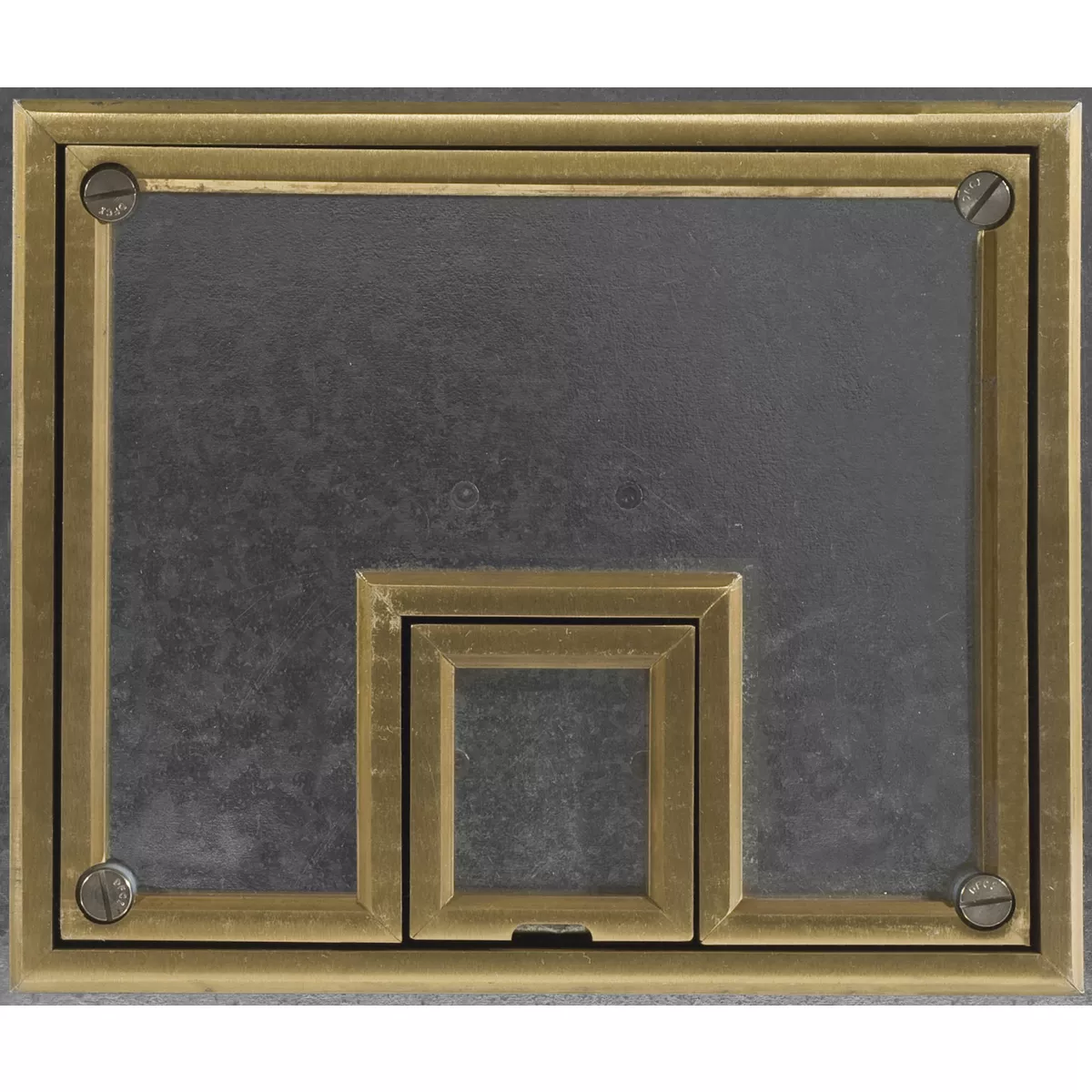 Hubbell CFB7TBRS REC FB COVER, 7-G, BRASS, 1/2-IN TILE