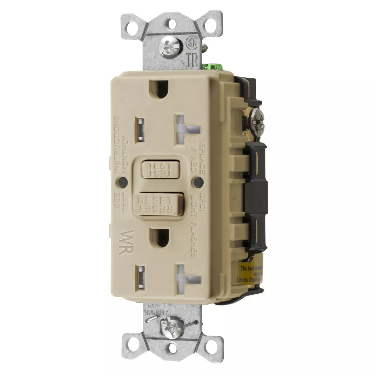 Hubbell GFTWRST20IU20A COMM SELF TEST TRWR US GFR IVORY