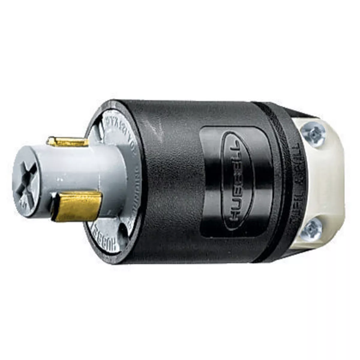 Hubbell HBL23004HG 20 Amp 125 Volt 2-Pole 3-Wire Locking Plug