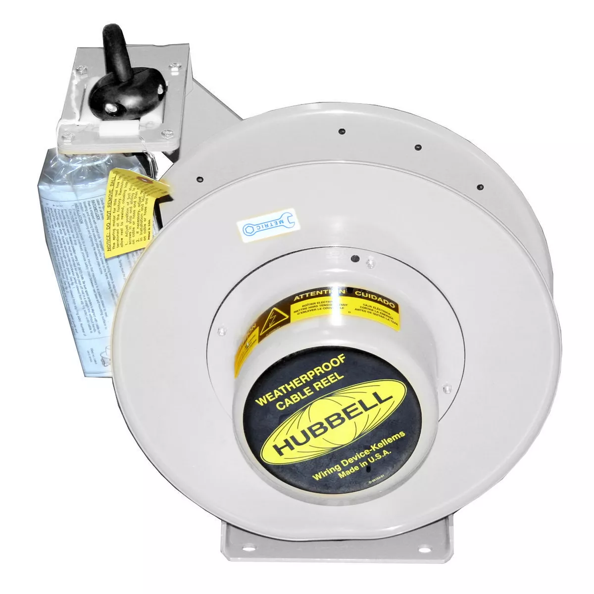 Hubbell HBL501232WM1 w/PROOF ELEC REEL, 50', 12/3 SO COR