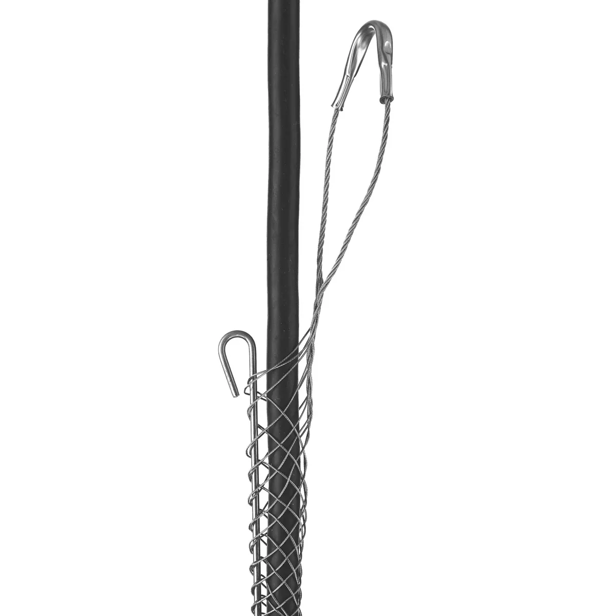 Hubbell / Kellems 02403038 Standard Support Grip, Offset Eye, Stainless Steel, 0.63-0.74"