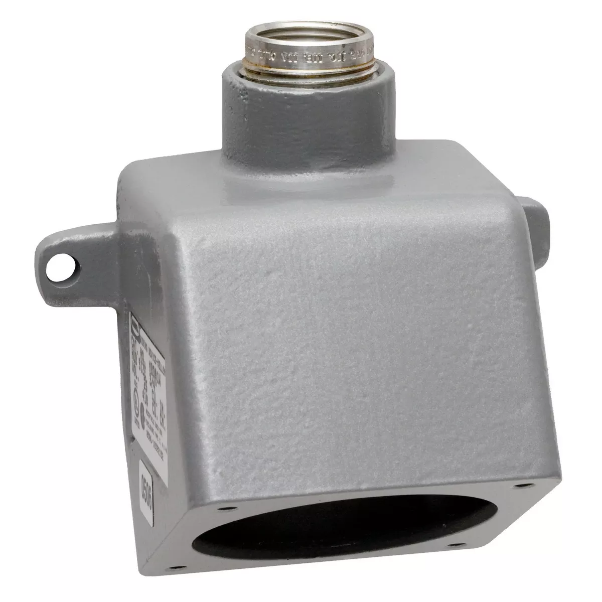 Hubbell MB601W 1 Inch Metallic 15 Degrees Pin and Sleeve Back Box