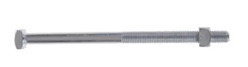 Hubbell Power PSSB781000 7/8 x 10 Inch 24500 lb Threaded Square Head Machine Bolt