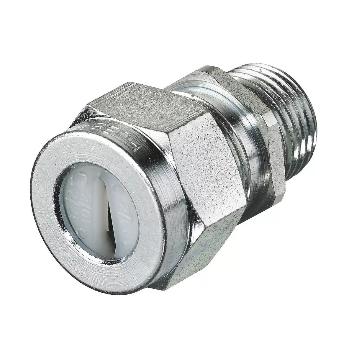 Hubbell UFC0001ZP UGRD FEED CONN, .20"-.40", 1/2", STL