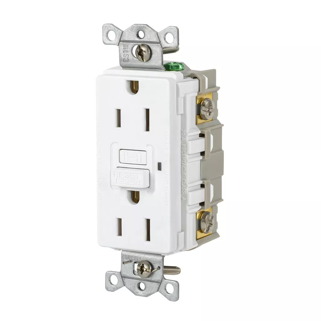 HWDK GFR15W 15A 125VAC COMM GFR WHI