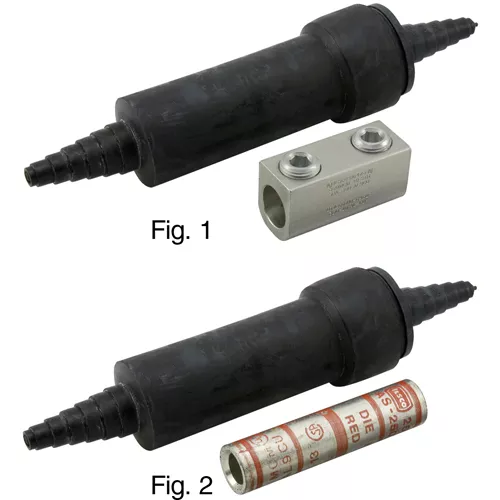 Ilsco SSKC-2/0-Z Watertight Underground Splice Kit, Dual Rated, Conductor Size 2/0, Includes (1) SS-350-Z Cover and (1) ASN-2/0 Sleeve