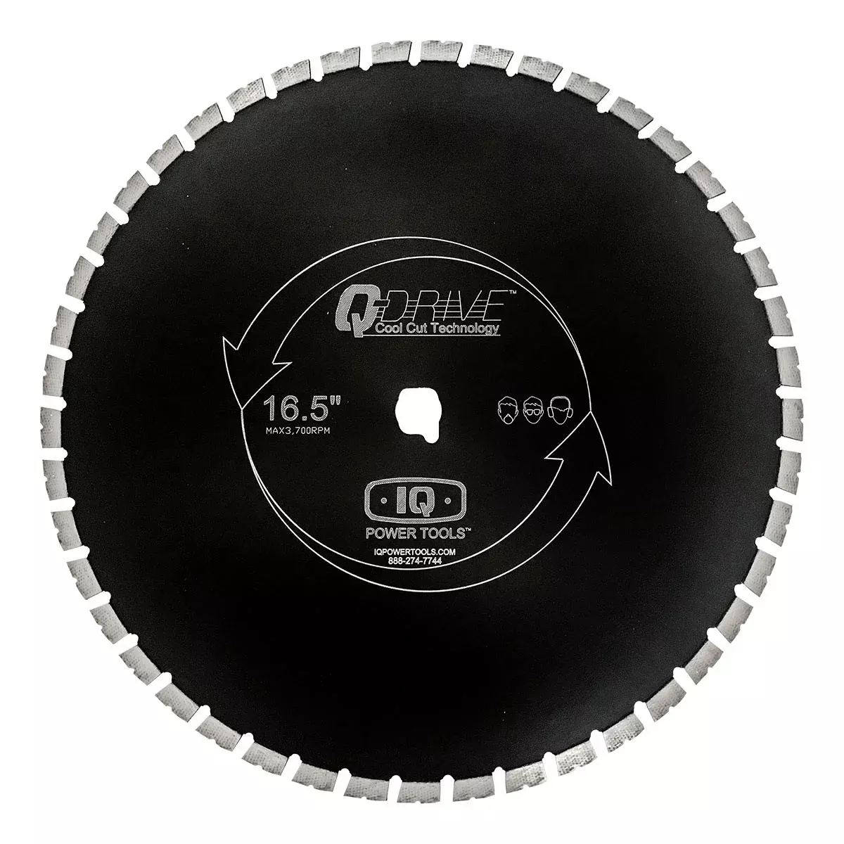 iQ Power Tools 16.5 in. Q-Drive Medium Soft Combination Blade Silent Core
