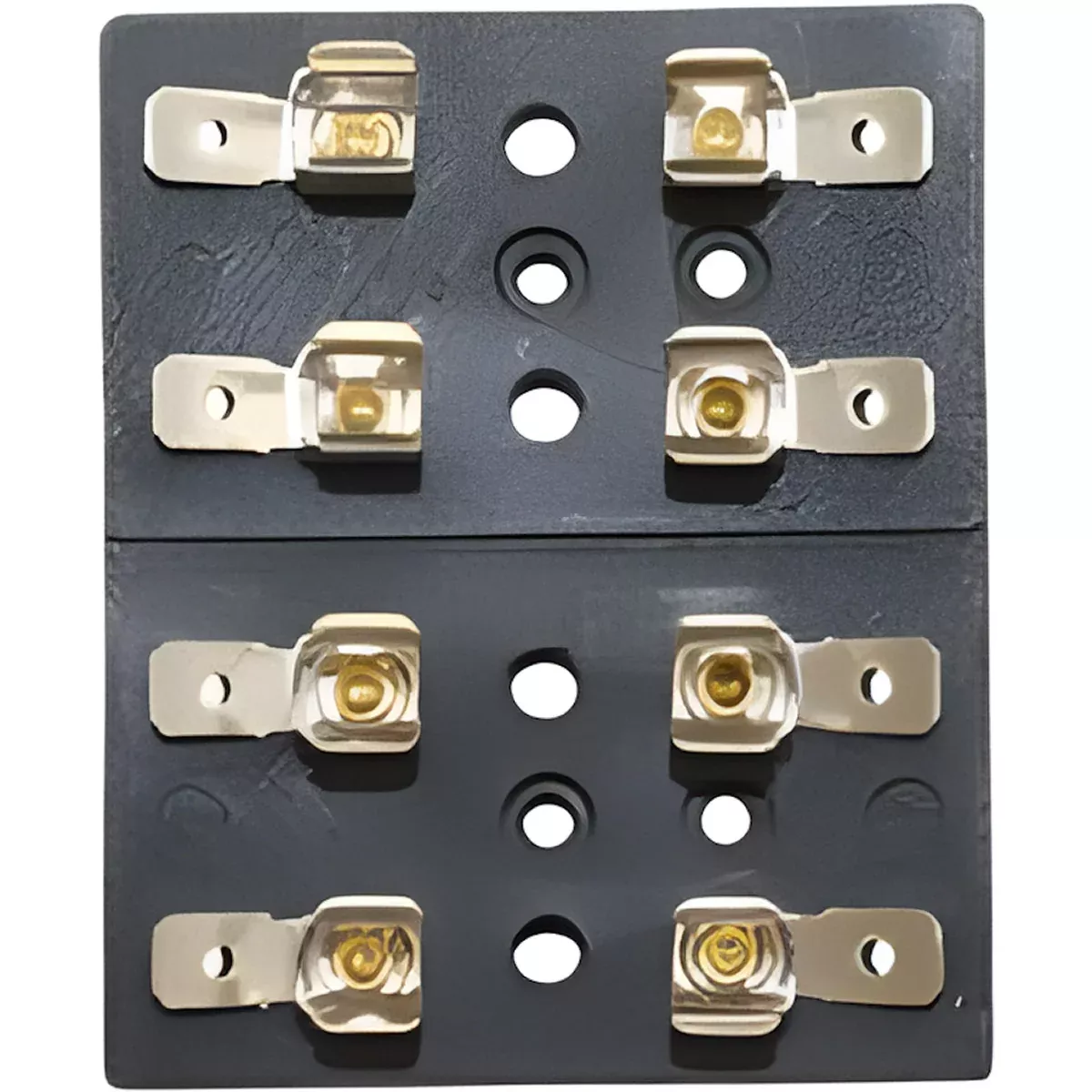 JUNCTION BLOCK GLASS 4-GANG