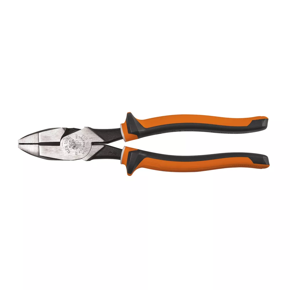 Klein 213-9NE-EINS Electrician's Insulated 9" High-Leverage Side-Cutting Plier