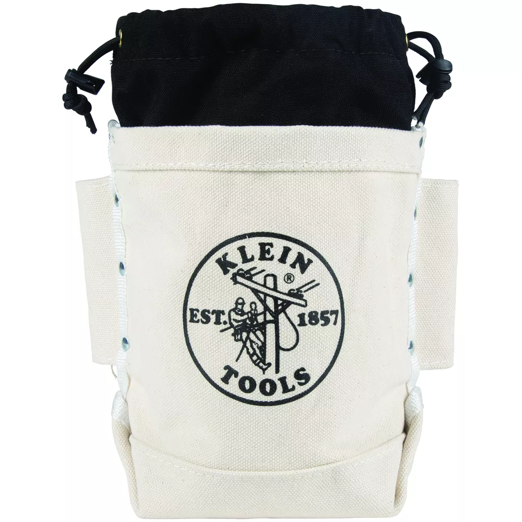 Klein 5416TCP Tool Bag, Extra Tall Top Closing Bolt Bag, 5 x 12 x 9"
