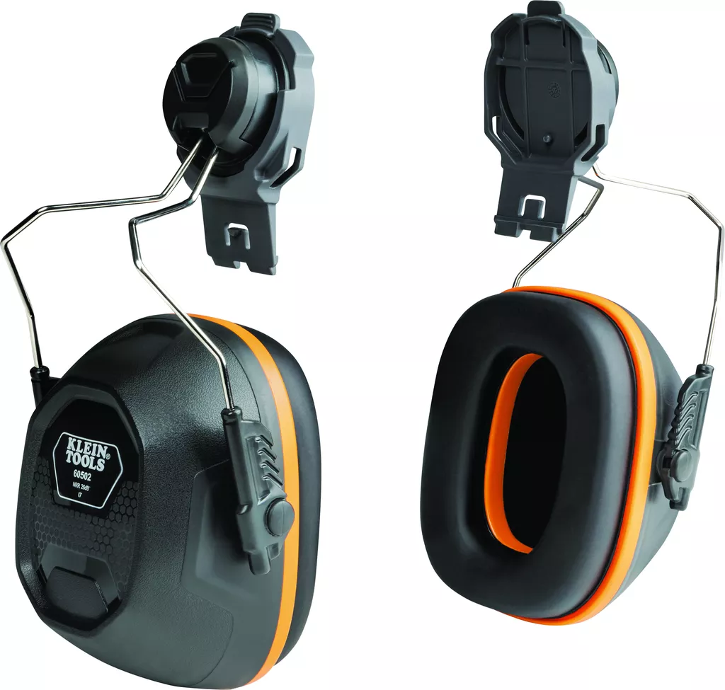 KLEIN 60502 Hard Hat Earmuffs, Full