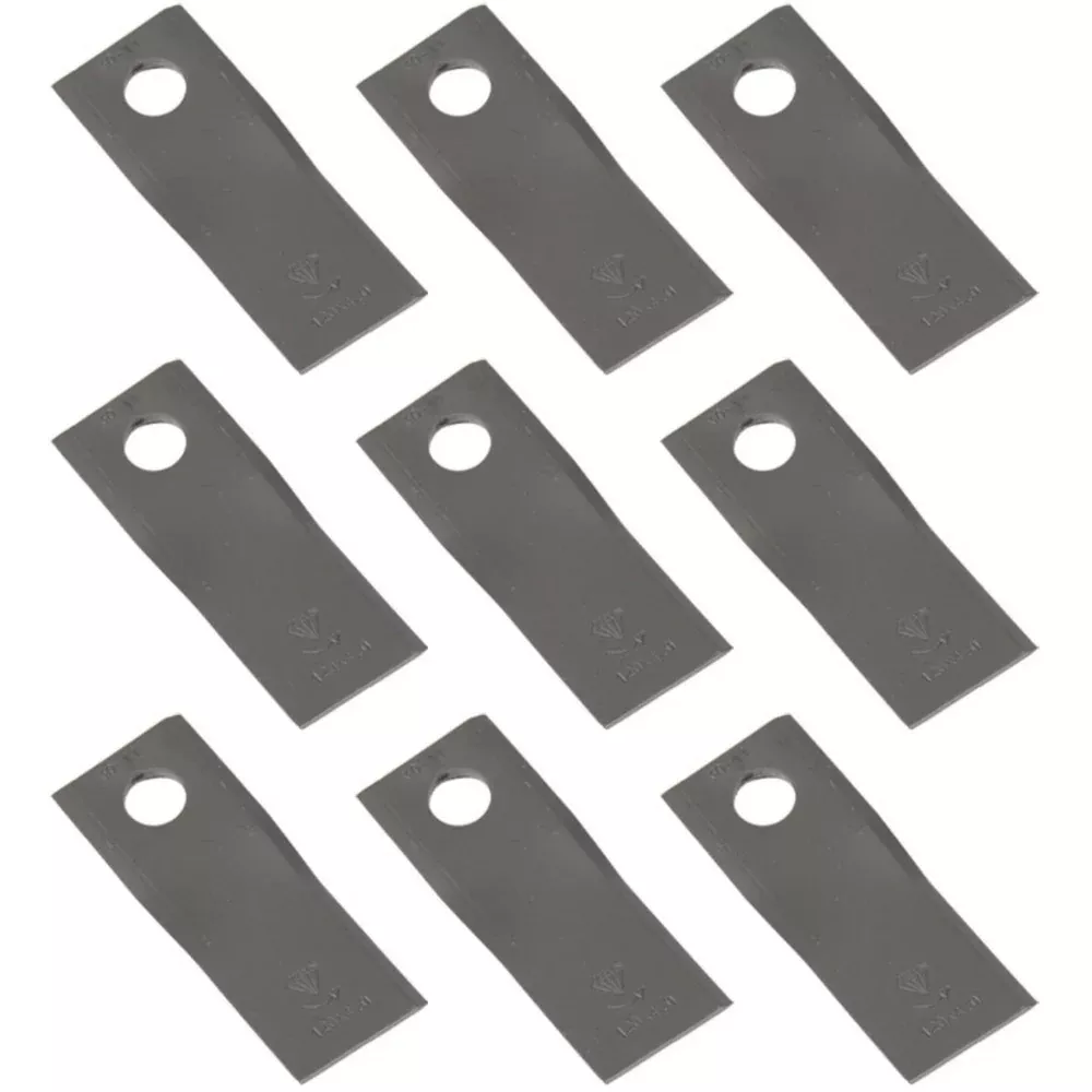 Left Hand Rotation Disc Mower Blades Set of (25) Fits Multiple Makes & Models