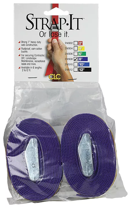 LH Dottie 2WS08 8 Foot 150 lb Purple Nylon Web Strap