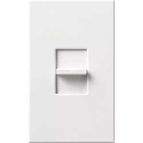 Lutron NT-600-WH 600 W 120 Volt White 1-Pole Incandescent/Halogen Slide Dimmer