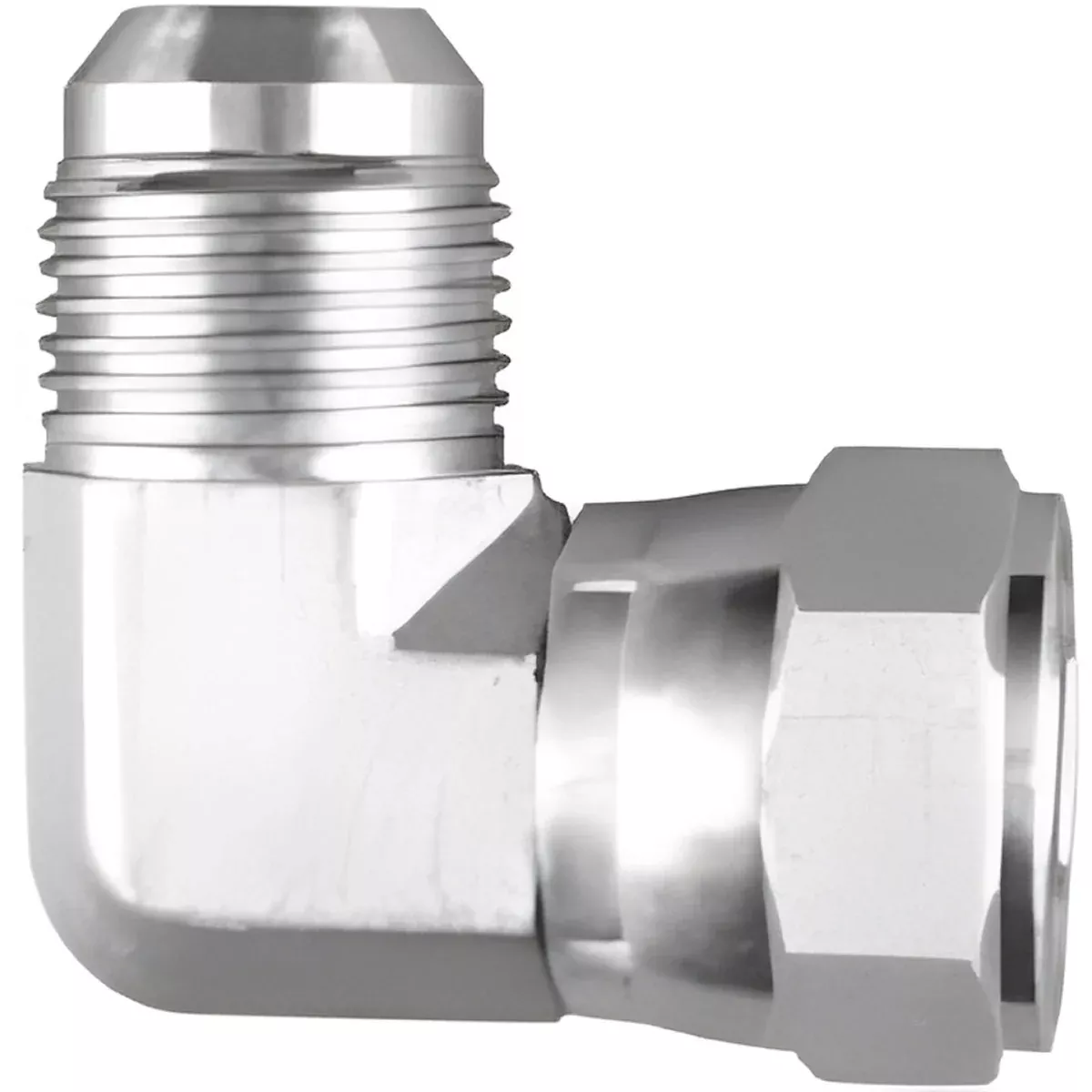 Male JIC to Female JIC Swivel 90 Elbow