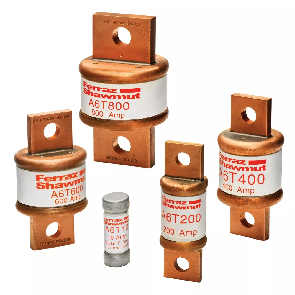 Mersen A6T30 Class T / Fast-Acting A6T Fuse - 30amp. High current limitation / small physical size. Rated 600 volts AC / 300 volts DC