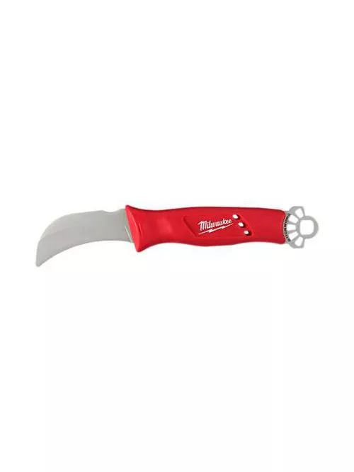 Milwaukee 48-22-1924 Lineman's Hawkbill Knife with STICKWORK™ 3-in-1 Ring