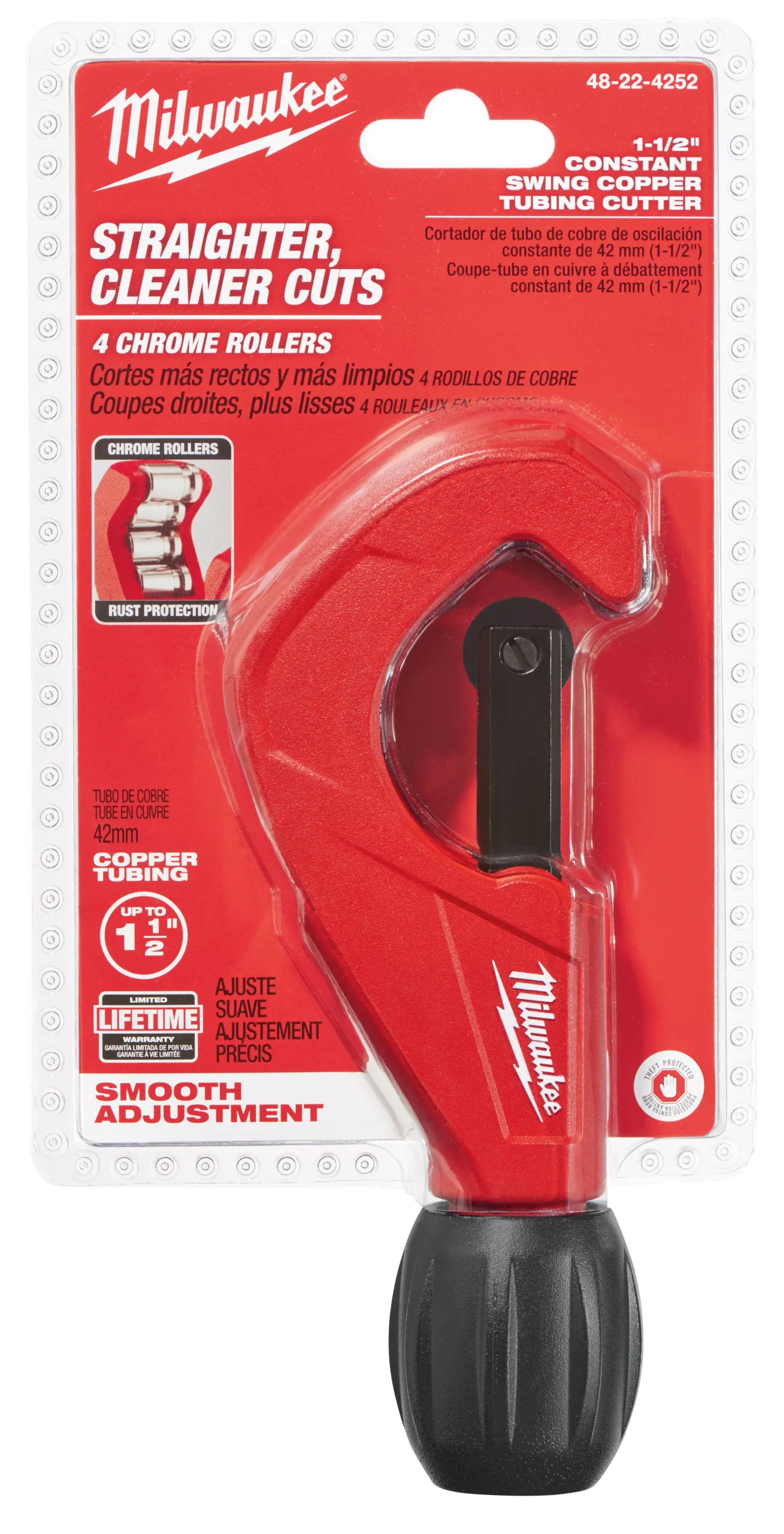 Milwaukee 48-22-4252 1-1/2" Constant Swing Copper Tubing Cutter