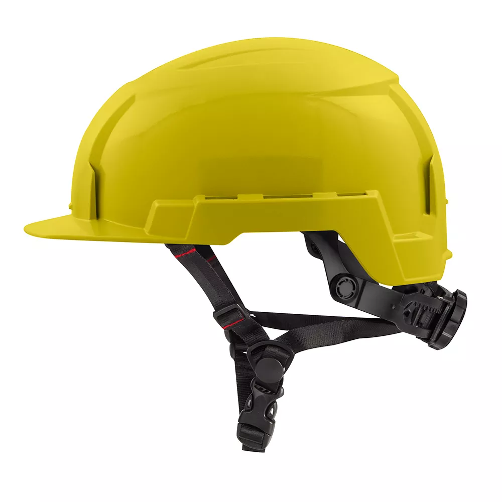 Milwaukee 48-73-1323 Yellow BOLT™ Front Brim Safety Helmet (USA) - Type 2, Class E, Unvented