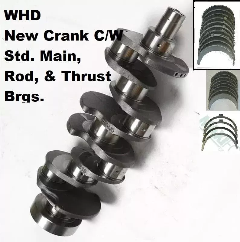 New Crankshaft C/W Std, Main, Rod & thrust Bearings Fits GEHL RS5-19