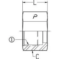 OFS TUBE NUT - STEEL