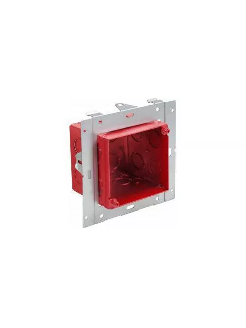 Orbit FA-UMAB Fire Alarm Box, 4" Square, 3-1/2" Deep, w/ Built-In Adapter, Adjustable from Flush to 1-1/2"