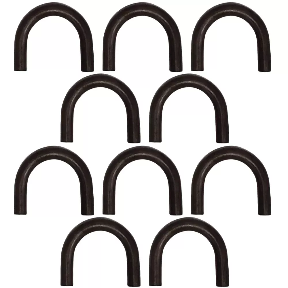 Pack of Ten 1/2" Thick Steel Rope Chain Loop Tie Down Trailer Weld-on D-Rings