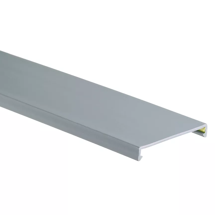 Panduit C2LG6 Duct Cover, PVC, 2"W X 6', LGray
