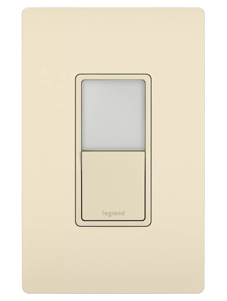 Pass & Seymour NTL-873LACC6 15A 120V Single Pole/3-Way Switch w/ LED Night Light - Light Almond