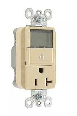 Pass & Seymour PLT26351-W 20A 125V Plugload Timer - White