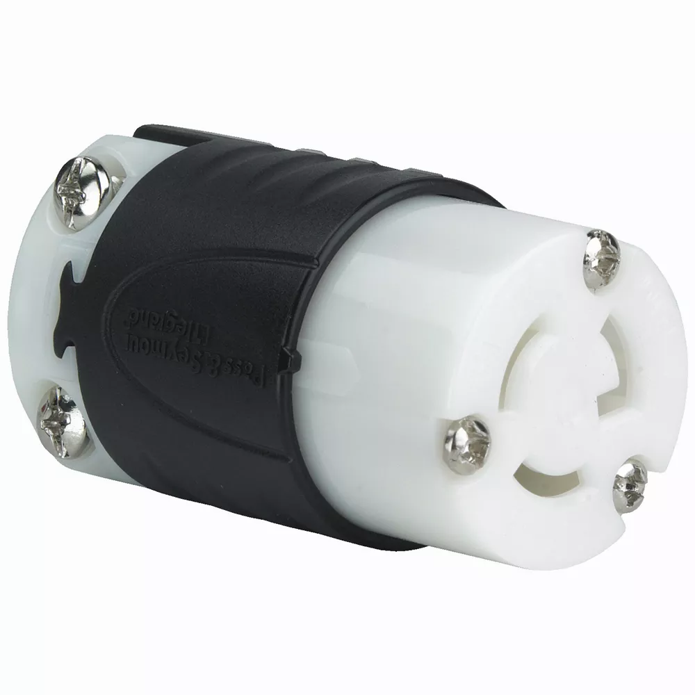 Pass & Seymour PSL715-C Turnlok Connector, 3wire, 15A 277v