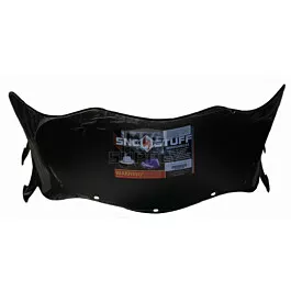 Polaris Aggressive Low 14-1/2" Flared WindshieldBlack. Agressive Style Hood.